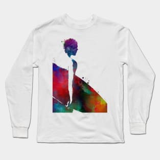 Surfer sport art #surfer #sport Long Sleeve T-Shirt